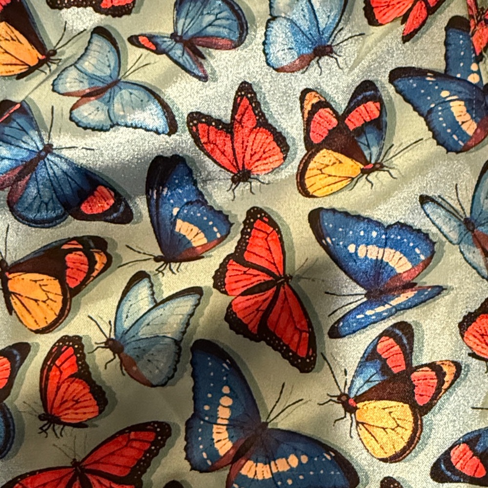 American Eagle Outfitters Colorful Butterfly Print Men’s Silk Boxers - Picture 3 of 3